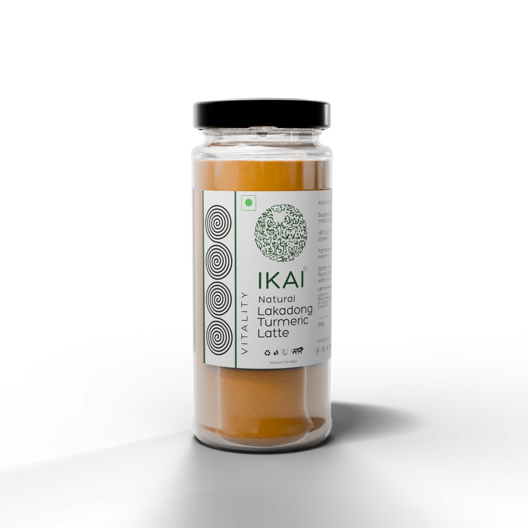 IKAI Natural Lakadong Turmeric Latte (Haldi Doodh) - 100 gm
