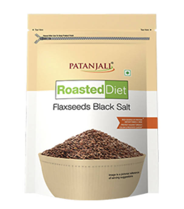 Patanjali Roasted Diet Faxseed Black Salt - 150 gm
