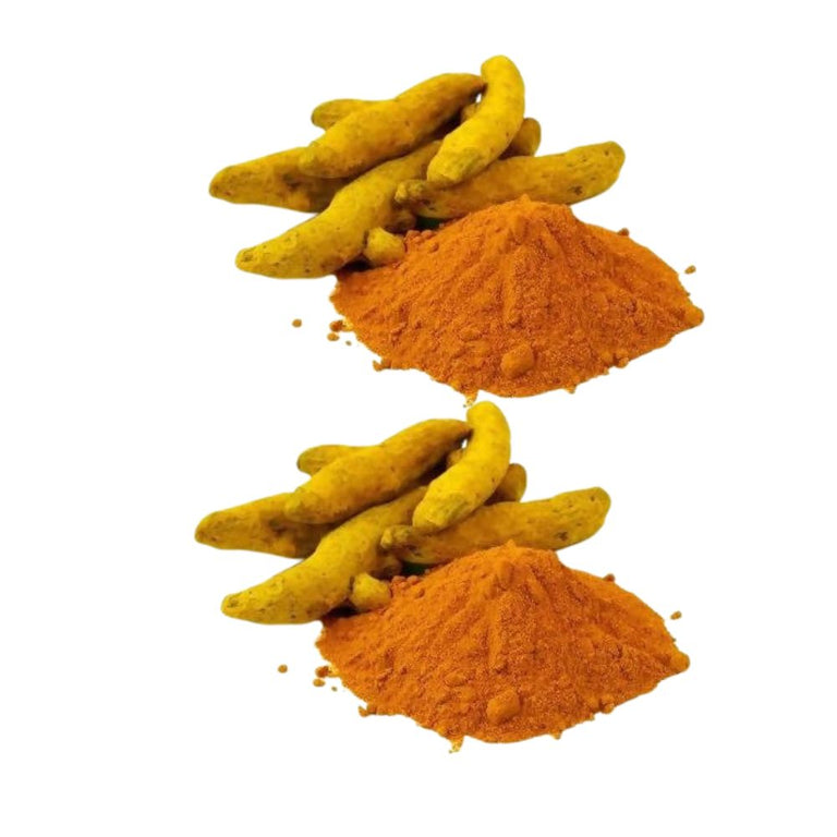 Hebsur Herbals Kasturi Haldi Powder - 100 gm - Pack of 2
