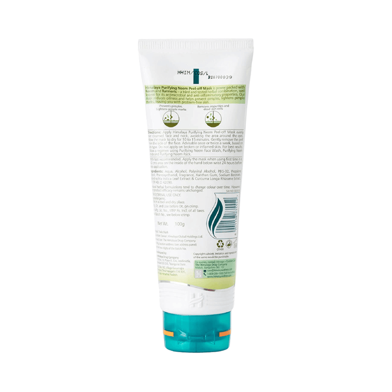 Himalaya Herbals Purifying Neem Peel-Off Mask - 50 gm