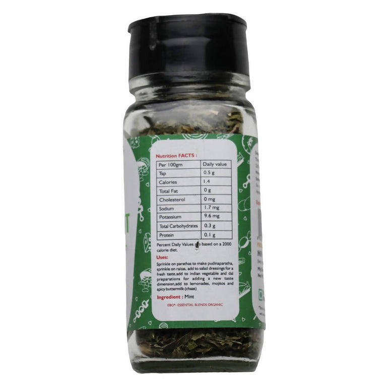 Essential Blends Organic Dried Mint Powder - 40 gm