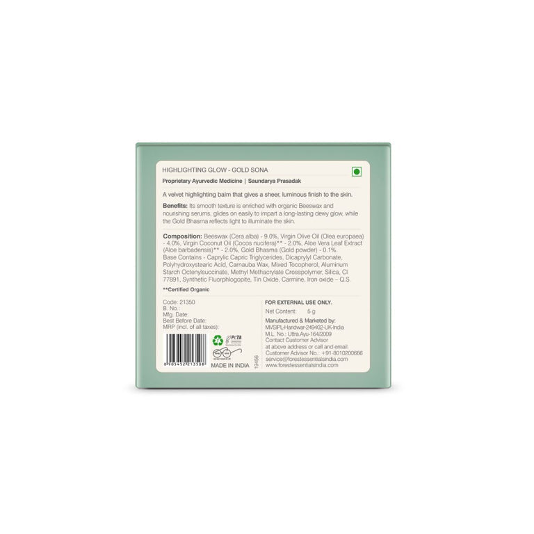 Forest Essentials Highlighting Glow Sona - Gold - 5 gm