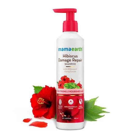 Mamaearth Hibiscus Damage Repair Shampoo - 250 ml