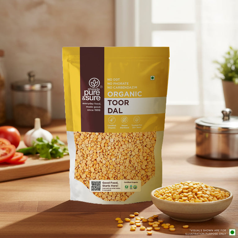 Pure & Sure Organic Toor Dal - 500 gm