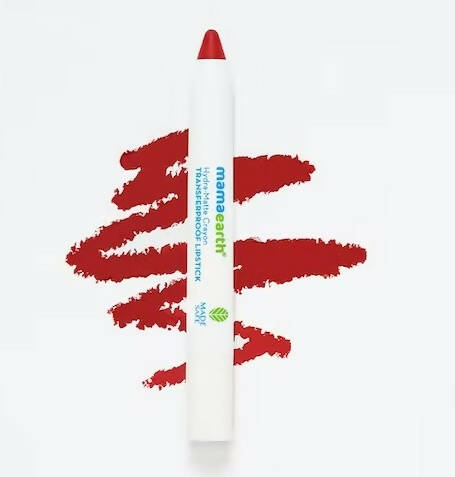 Mamaearth Hydra-Matte Crayon Transferproof Lipstick Raspberry Red - 2.4 gm