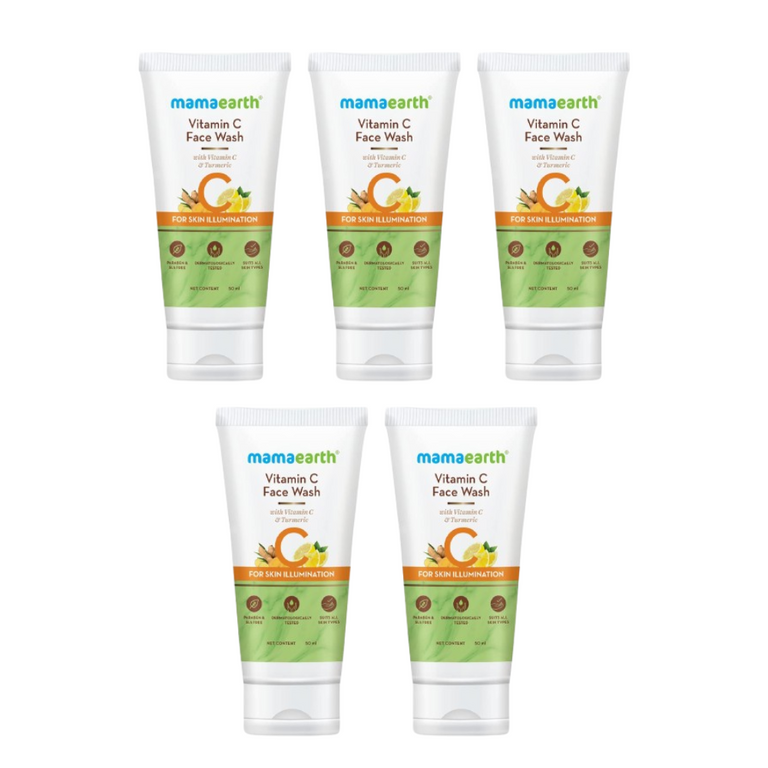Mamaearth Vitamin C Face Wash For Skin Illumination - 50 ml - Pack of 1