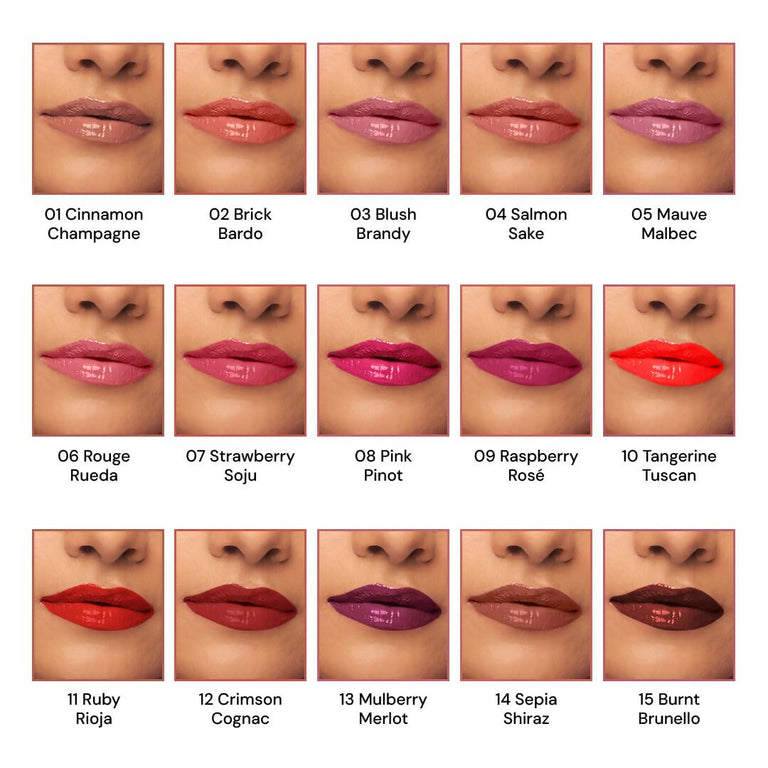 Sugar Cosmetics Partner In Shine Transferproof Lip Gloss - 11 Ruby Rioja - 3 ml