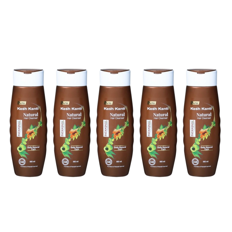 Patanjali Kesh Kanti Natural Hair Cleanser - 180 ml - Pack of 1