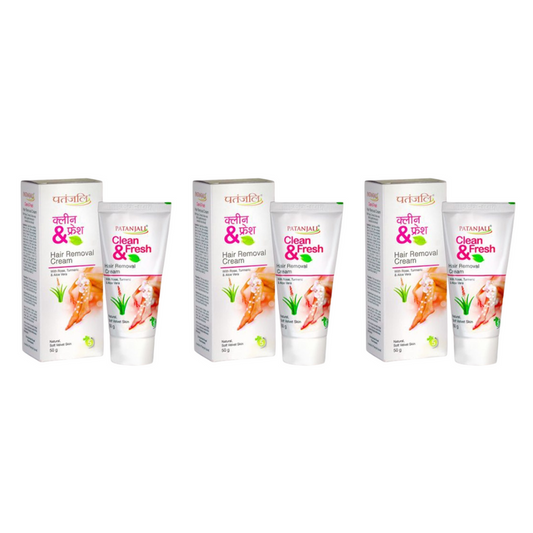 Patanjali Clean & Fresh Hair Removal Cream - Pack of 1