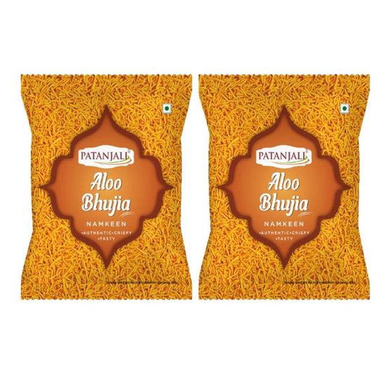 Patanjali Namkeen Aaloo Bhujia - 200 gm - Pack of 2