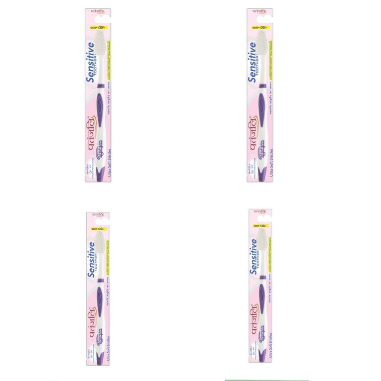 Patanjali Sensitive Tooth Brush - Pack of 4