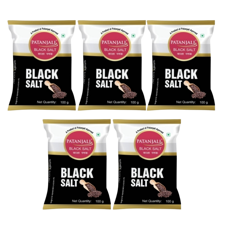 Patanjali Kala Namak - Pack of 5 - 100 gm