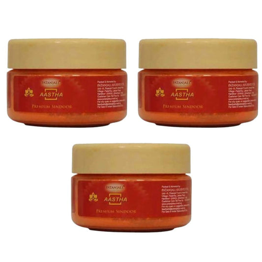 Patanjali Aastha Premium Sindoor (50 gm) - Pack of 1
