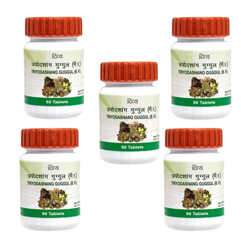 Patanjali Triyodashang Guggul - 40 tabs - Pack of 1