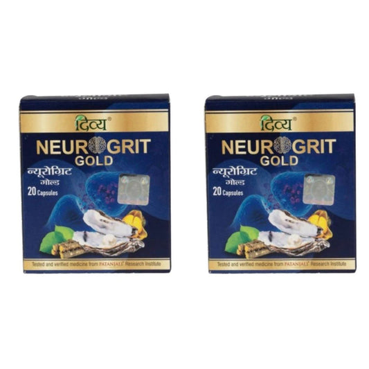 Patanjali Divya Neurogrit Gold Capsule - 20 caps - Pack of 1