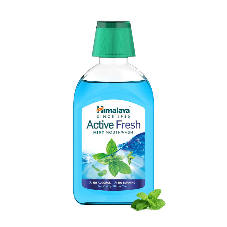 Himalaya Herbals Active Fresh Mint Mouthwash - 215 ml