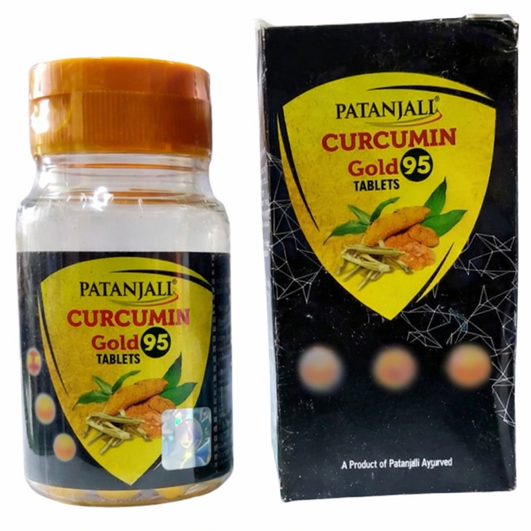 Patanjali Curcumin Gold Tablets - 60 tabs