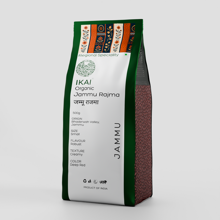 IKAI Organic Jammu Rajma - 500 gm