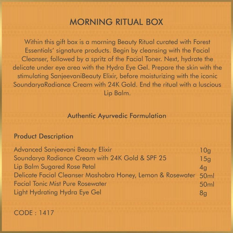 Forest Essentials Morning Ritual Box