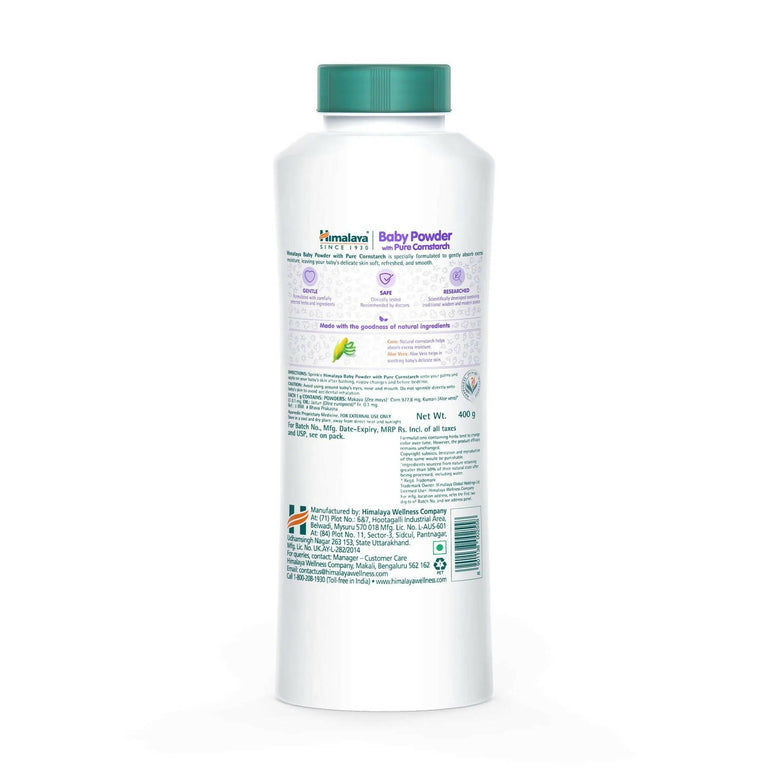 Himalaya Baby Powder with Pure Cornstarch - 100 gm