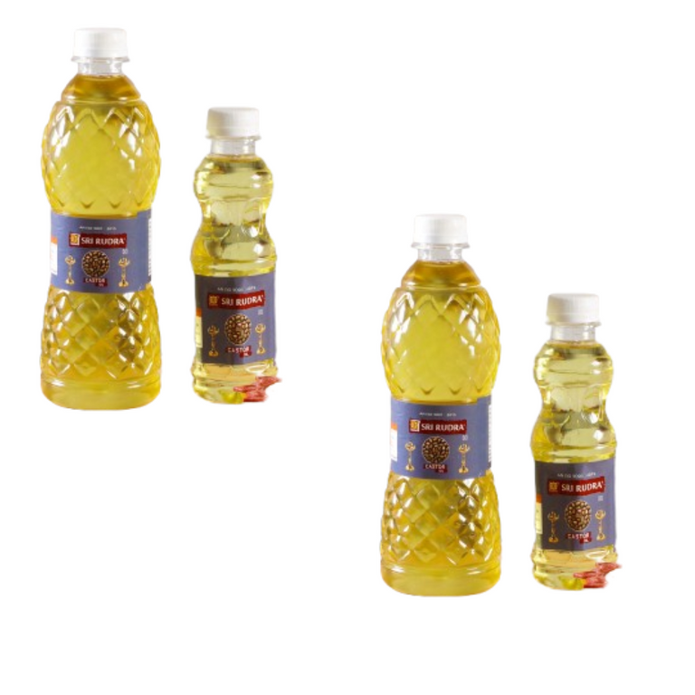 SRI Rudra Castor Oil - 200 ml - Pack of 2