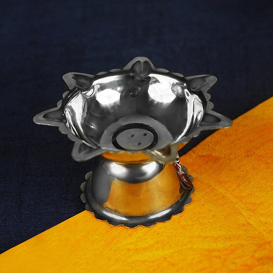 Sri Rudra Steel Diya Small (SR 01524) - Pack of 5