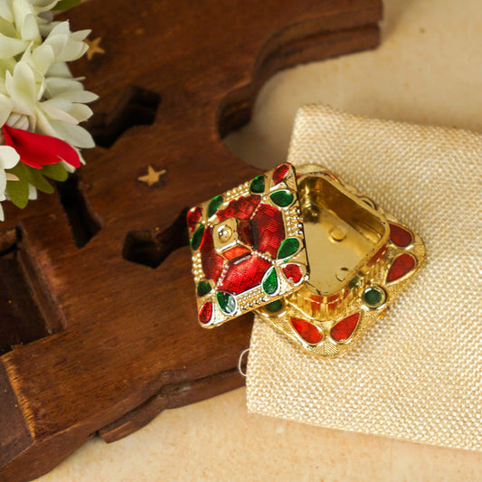 Sri Rudra Fiber Gold Kumkum Bharani (SR 01946) - Pack of 5