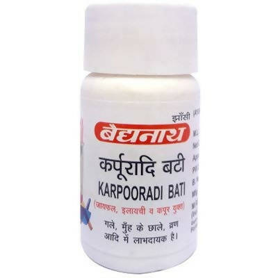 Baidyanath Jhansi Karpooradi Vati - 10 gm tabs