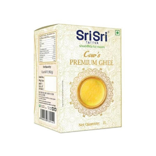 Sri Sri Tattva Cow’s Premium Ghee | Premium Cow Ghee for Better Digestion and Immunity | Pure and Natural Desi Ghee - 500 ml