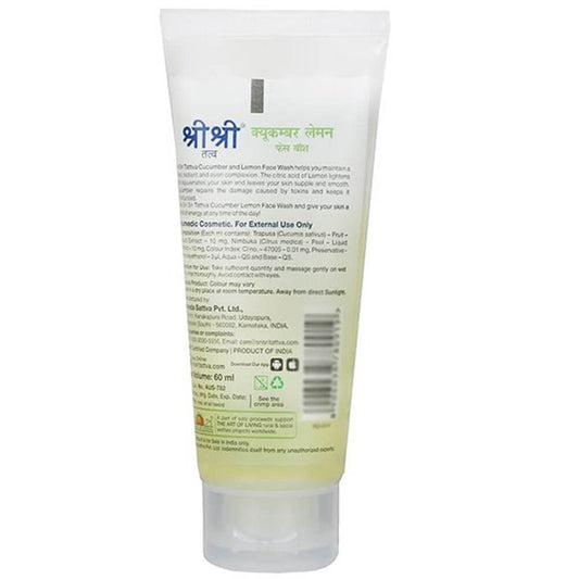 Sri Sri Tattva Cucumber & Lemon Face Wash - 60 ml