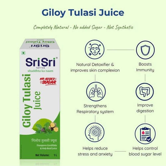Sri Sri Tattva Giloy Tulsi Juice - 500 ml