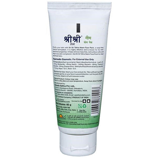 Sri Sri Tattva Neem Face Pack - 60 gm