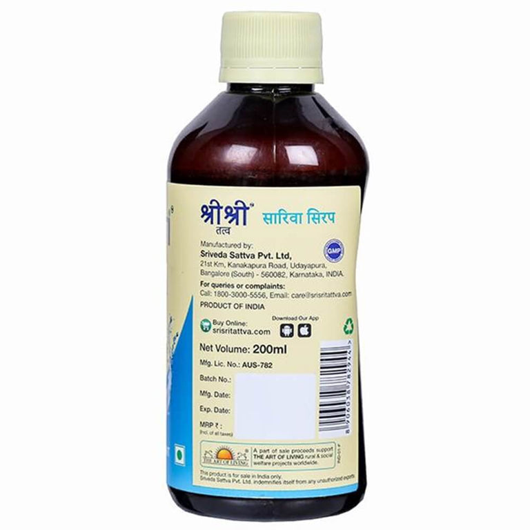 Sri Sri Tattva Sariva Syrup - 200 ml