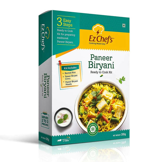 Ez Chef's Paneer Biryani Kit - 305 gm - Pack of 2
