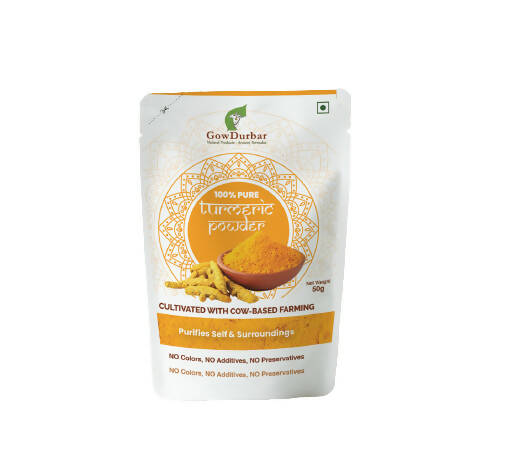 GowDurbar Pure Turmeric Powder - 50 gm