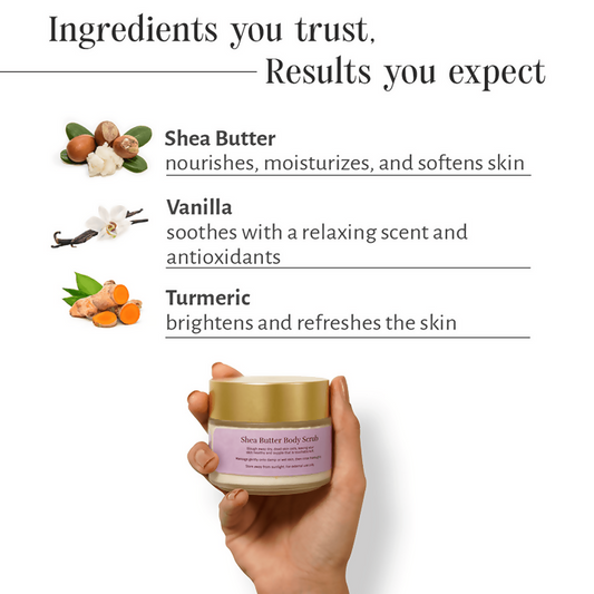 Shankara by Sri Sri Tattva Shea Butter Body Scrub - 70 gm