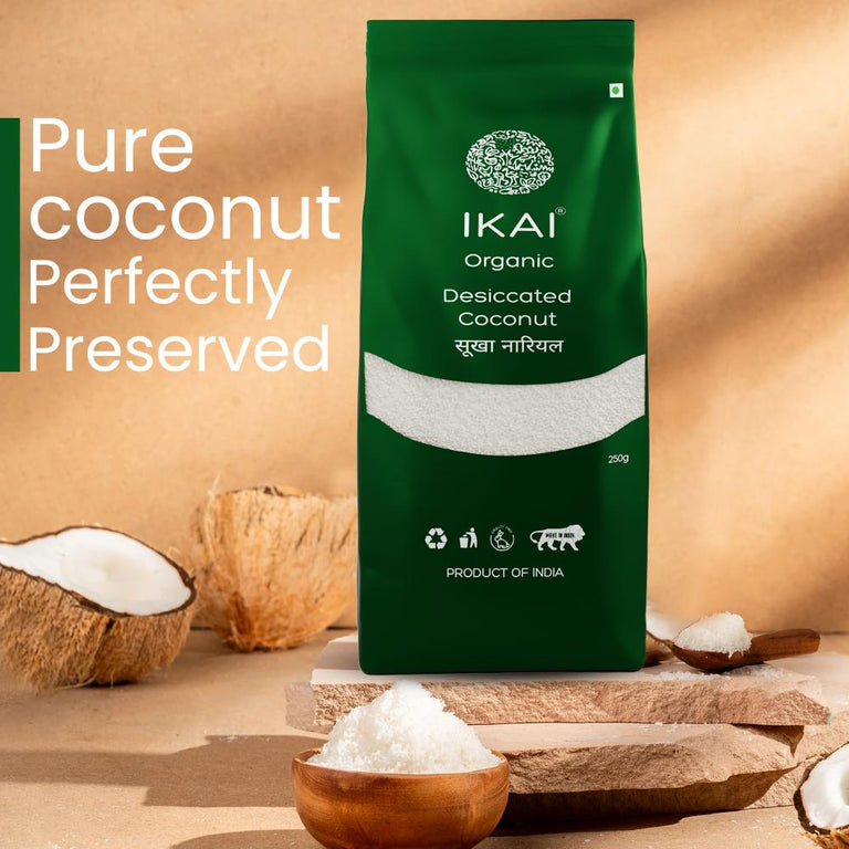 IKAI Natural Desiccated Coconut - 250 gm