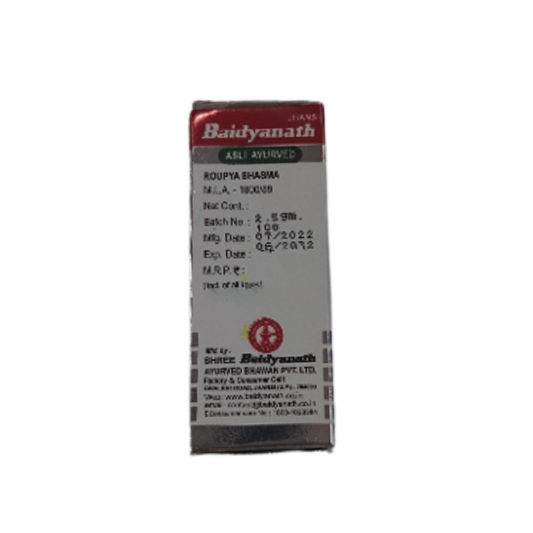 Baidyanath Jhansi Raupya Bhasma - 2.5 gm