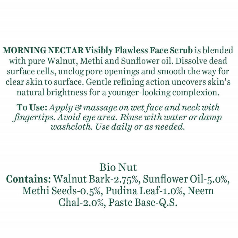 Biotique Advanced Ayurveda Bio Morning Nectar Visibly Flawless Face Scrub - 50 Gm