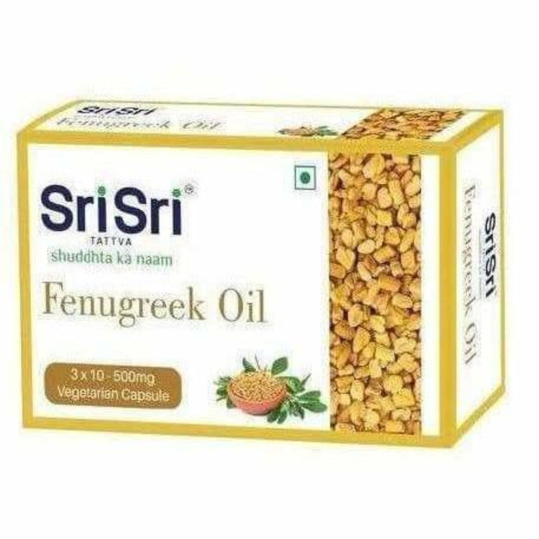 Sri Sri Tattva Fenugreek Veg Oil Capsules - 30 caps