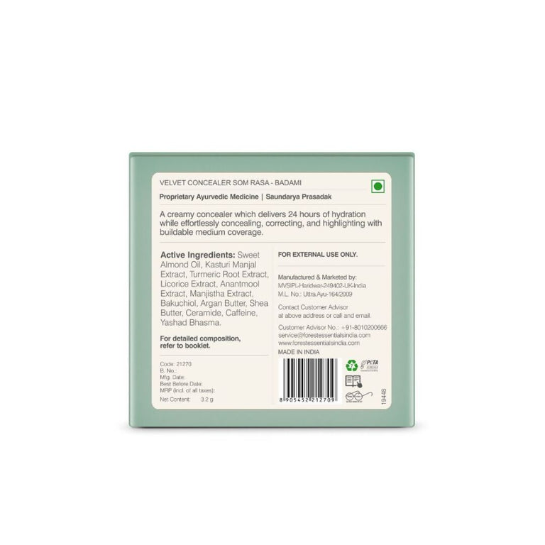 Forest Essentials Som Rasa Velvet Concealer Badami - 3.2 gm