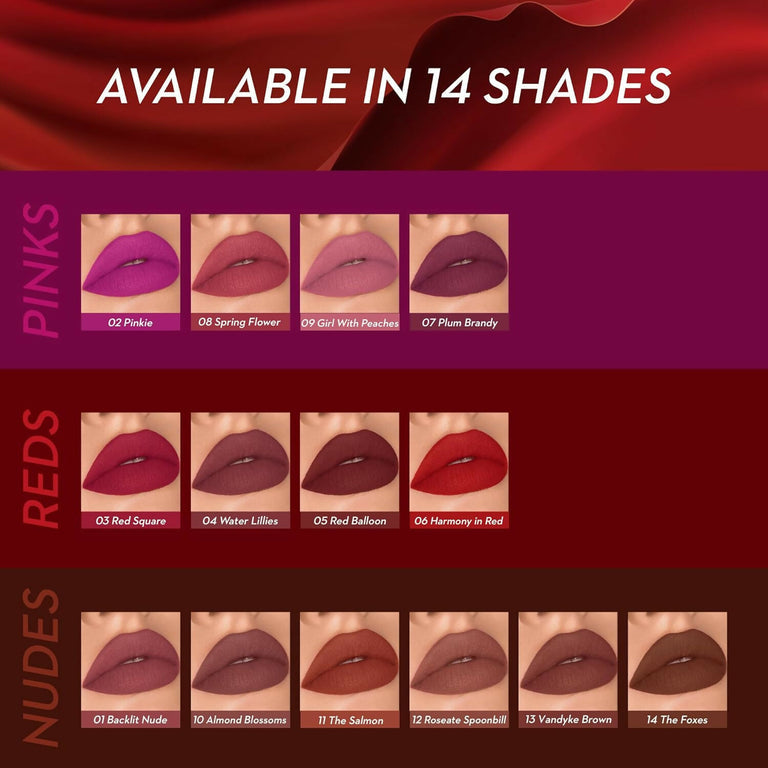 Sugar Cosmetics Mousse Muse Lip Cream - 10 Almond Blossoms - 5 ml