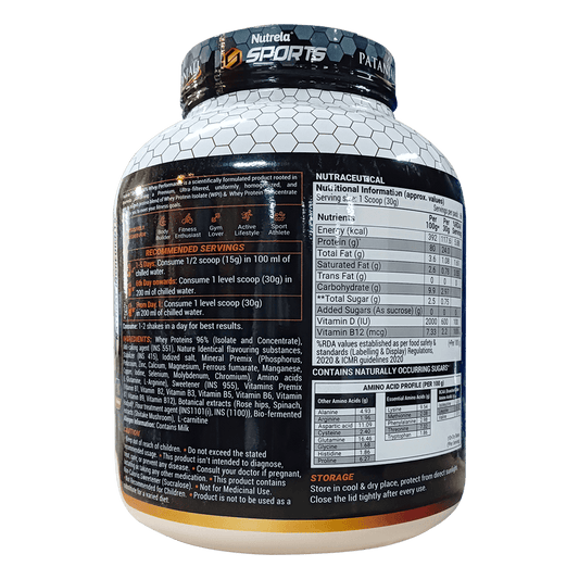 Patanjali Nutrela Sports Whey Per (Fvic) - 2 kg