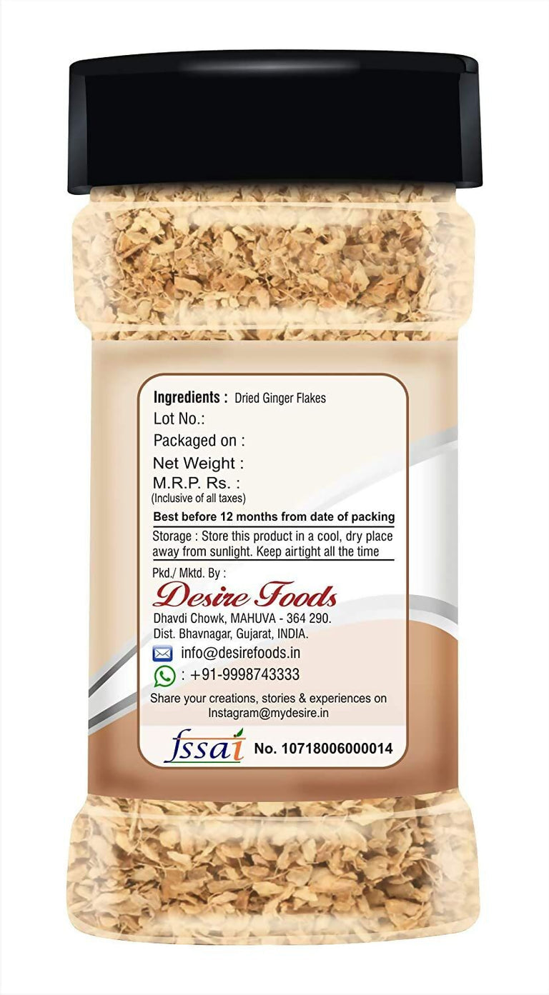 Desire Dried Ginger Flakes - 150 gm