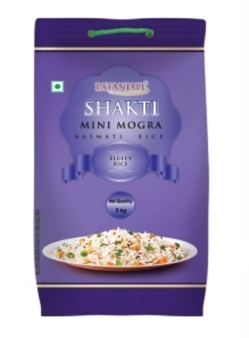 Patanjali Shakti Mini Mogra Basmati Rice - 5 kg