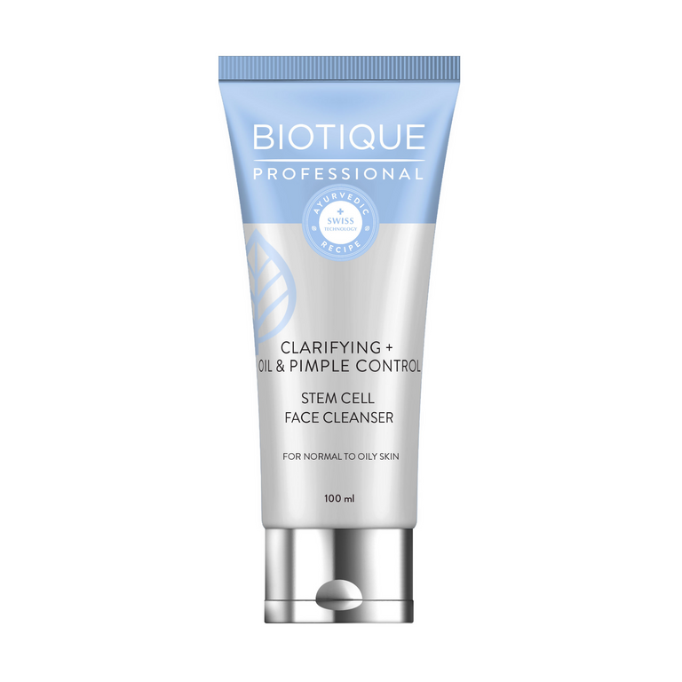 Biotique Professional Clarifying + Oil & Pimple Control Stem Cell Cleanser - 100 ml