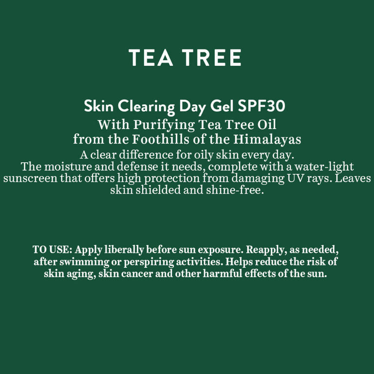Biotique Advanced Organics Tea Tree Skin Clearing Day Gel SPF30 - 50 gm