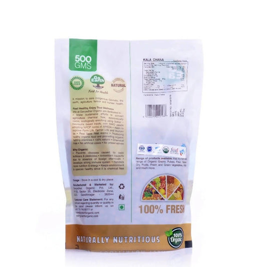 Go Earth Organic Black Gram - 500 gm