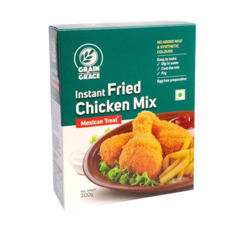 Grain N Grace Instant Fried Chicken Mix Mexican - 200 gm