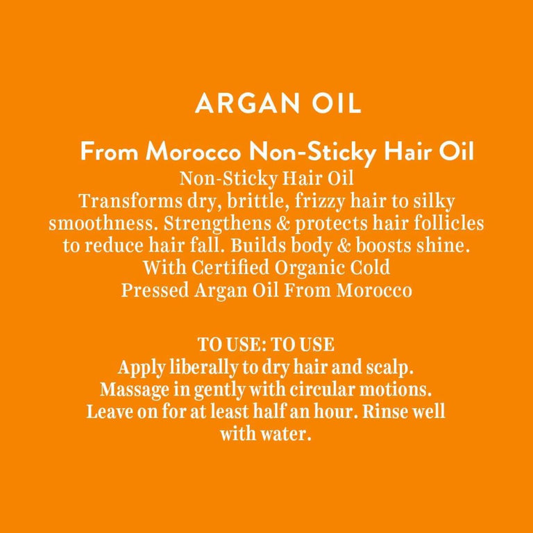 Biotique Advanced Organics Argan Oil From Morocco Non-sticky Hair Oil - 200 ml